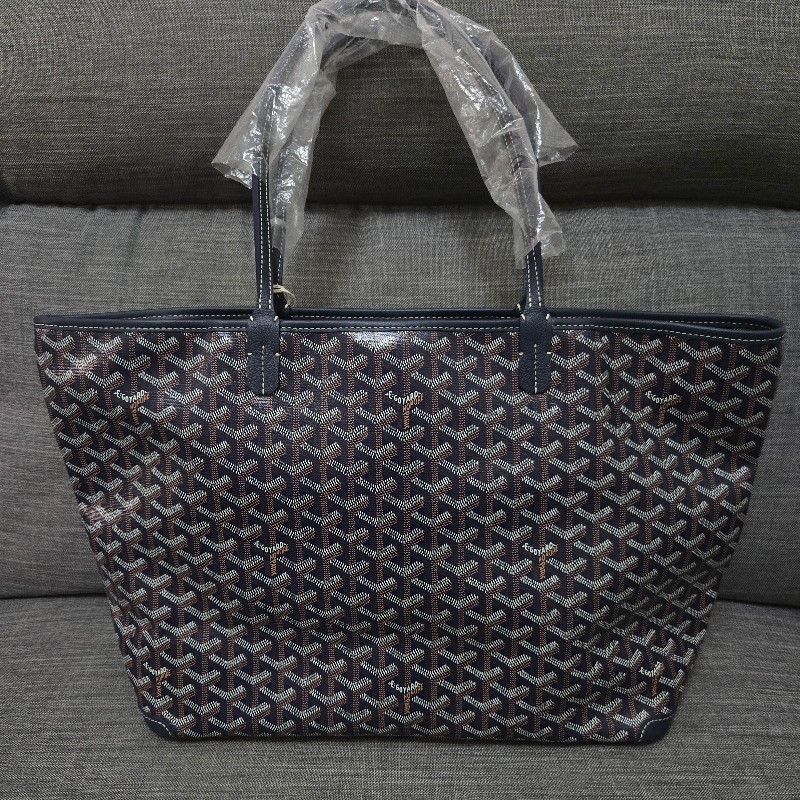 GOYARD Artois 深藍 有拉鍊 肩背包 托特包-6