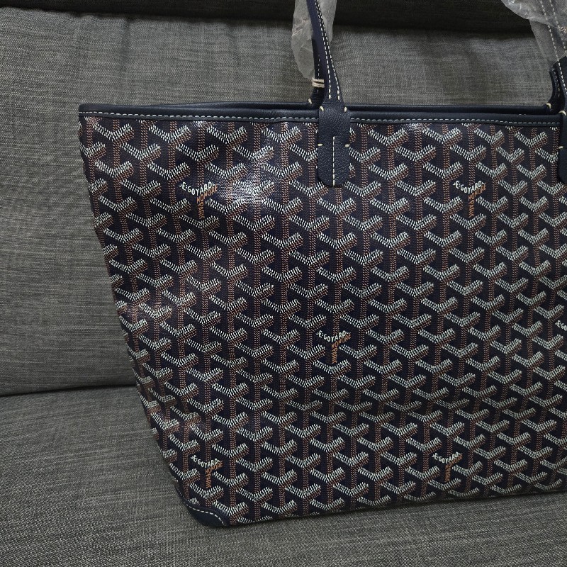 GOYARD Artois 深藍 有拉鍊 肩背包 托特包-8