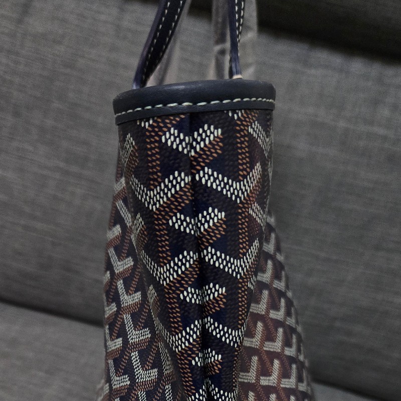 GOYARD Artois 深藍 有拉鍊 肩背包 托特包-14