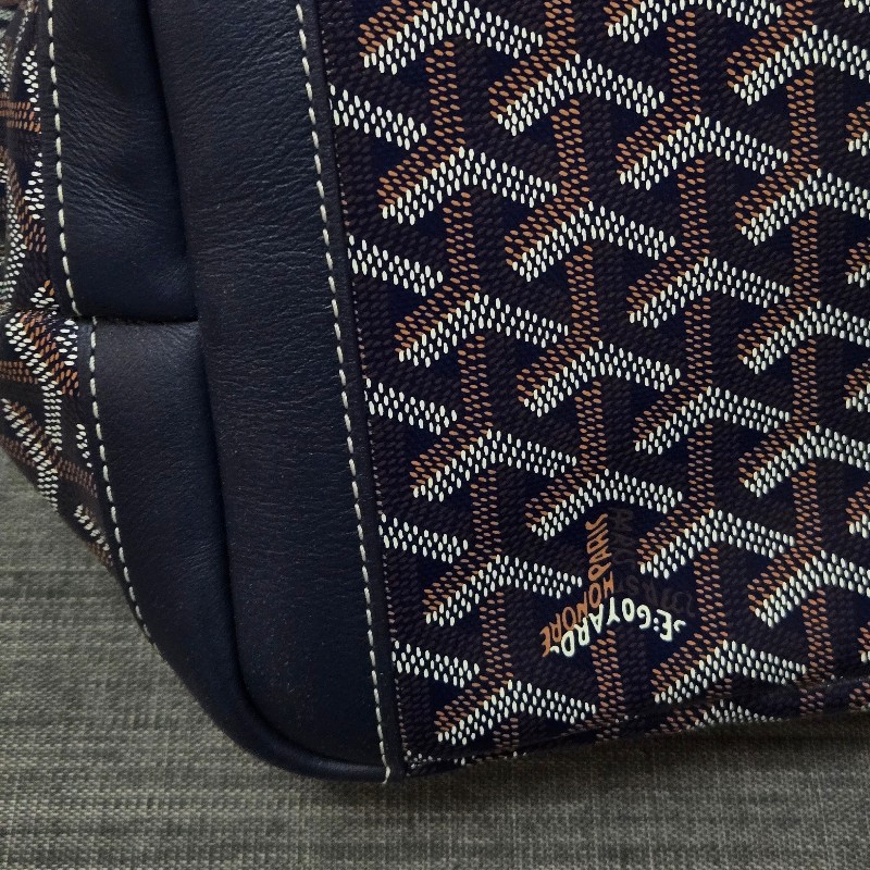 GOYARD Artois 深藍 有拉鍊 肩背包 托特包-17