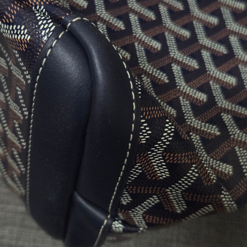 GOYARD Artois 深藍 有拉鍊 肩背包 托特包-21