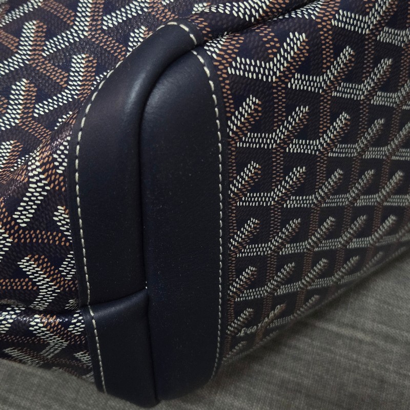 GOYARD Artois 深藍 有拉鍊 肩背包 托特包-22