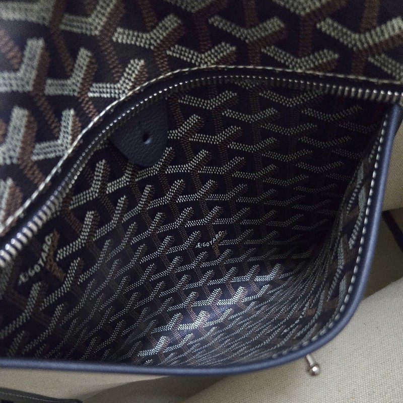 GOYARD Artois 深藍 有拉鍊 肩背包 托特包-29