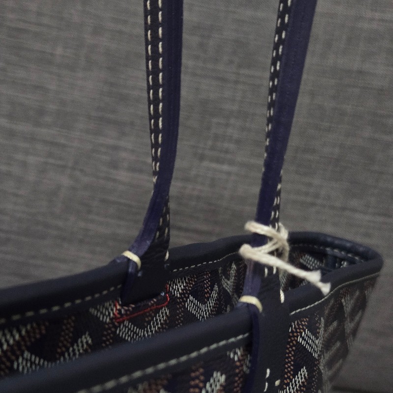 GOYARD Artois 深藍 有拉鍊 肩背包 托特包-30