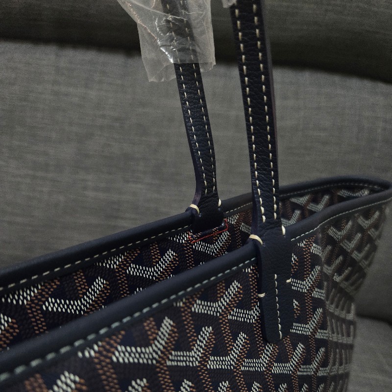 GOYARD Artois 深藍 有拉鍊 肩背包 托特包-31