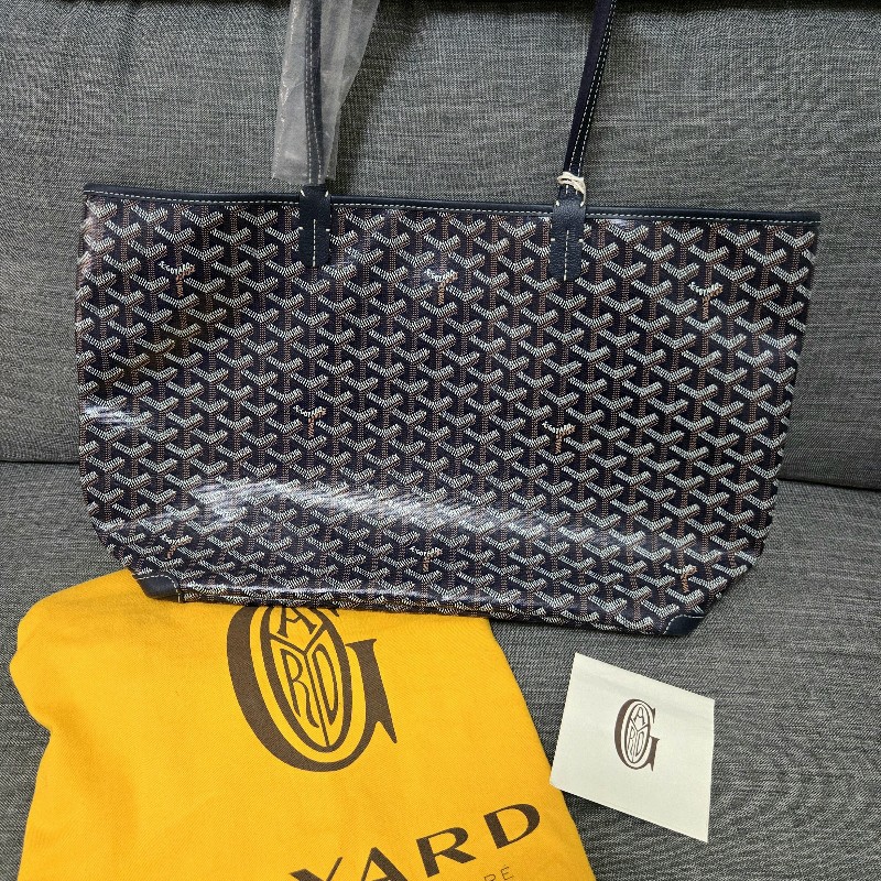 GOYARD Artois 深藍 有拉鍊 肩背包 托特包-34