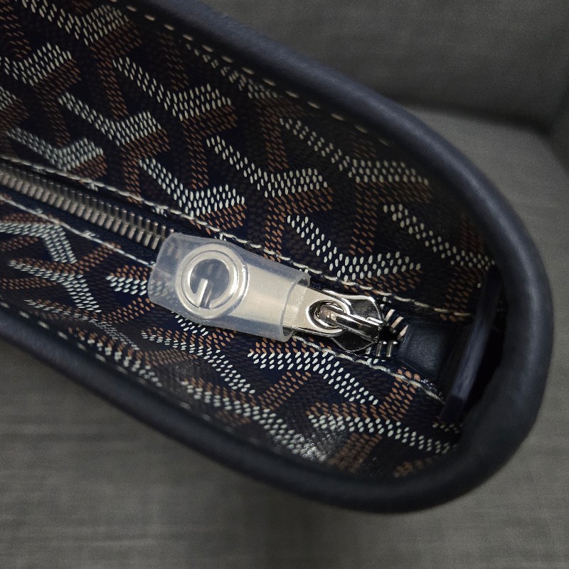 GOYARD Artois 深藍 有拉鍊 肩背包 托特包-35