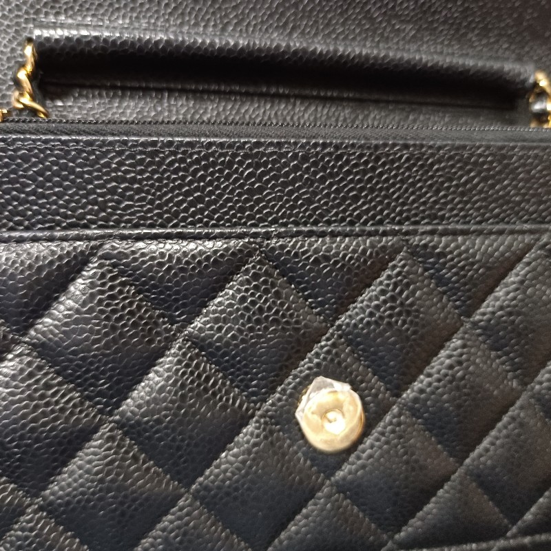 CHANEL WOC 荔枝紋-3