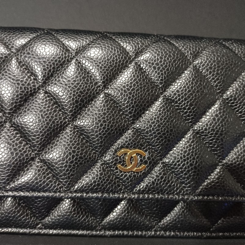 CHANEL WOC 荔枝紋-5