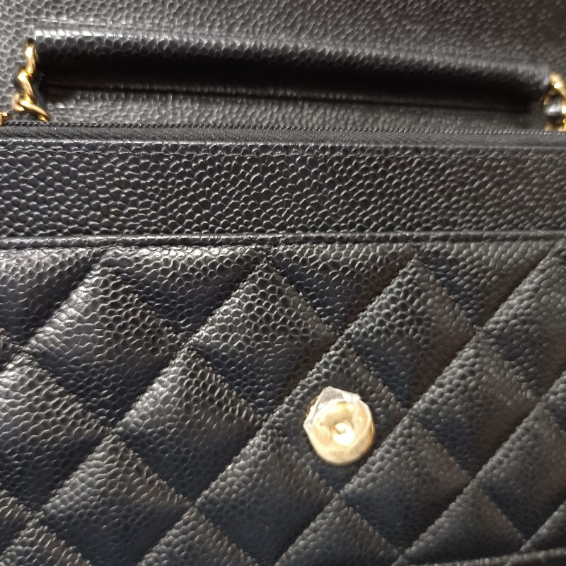 CHANEL WOC 荔枝紋-12