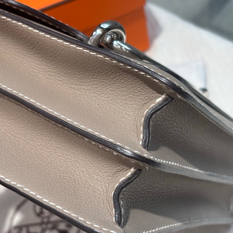 🌈Hermes🧡Roulis 23🧡大象灰銀扣🌟98新🌈evercolor皮🌟已hold🌈-5