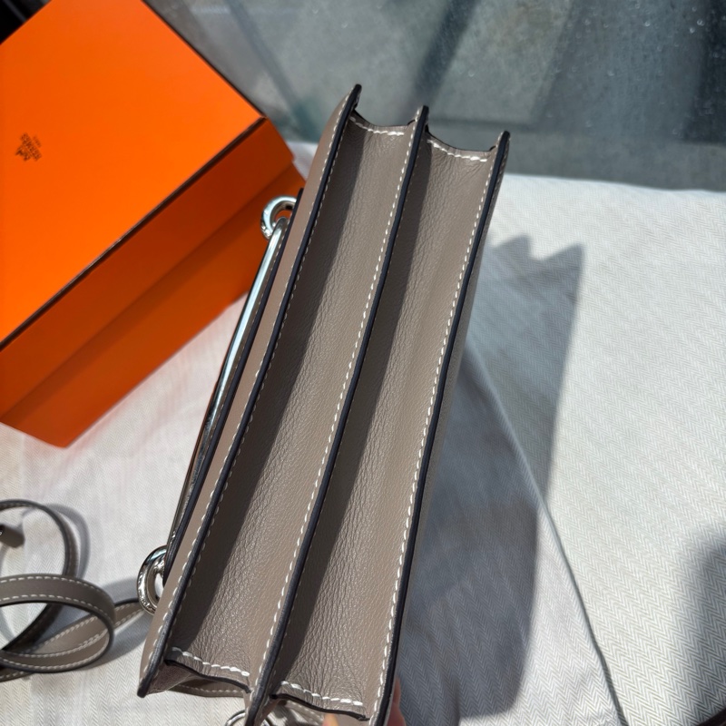🌈Hermes🧡Roulis 23🧡大象灰銀扣🌟98新🌈evercolor皮🌟已hold🌈-6
