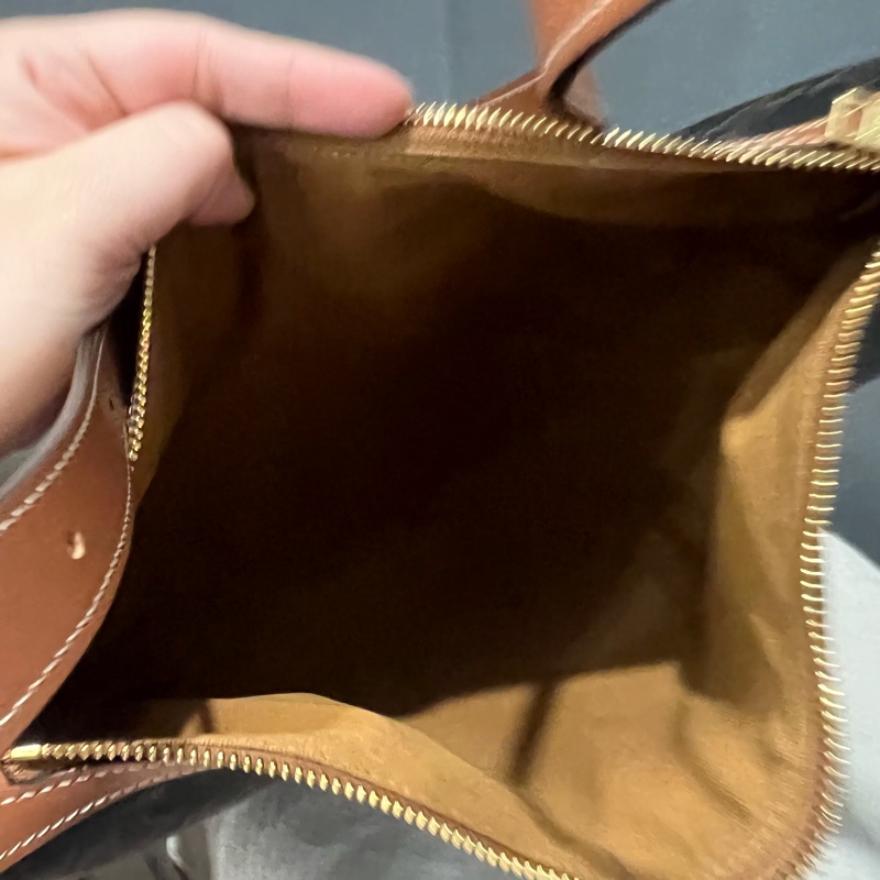 Celine 經典老花 大款 Hobo包 腋下包-7