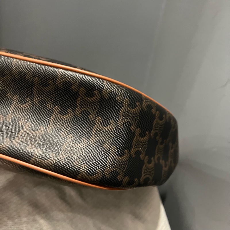 Celine 經典老花 大款 Hobo包 腋下包-21