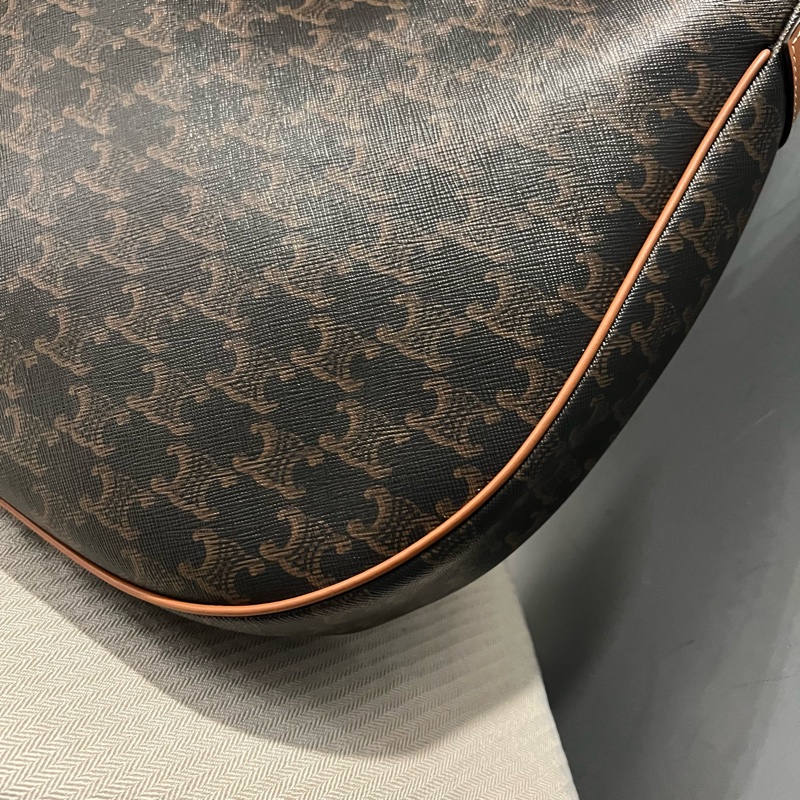 Celine 經典老花 大款 Hobo包 腋下包-22