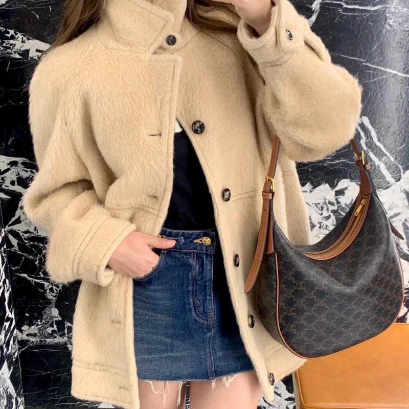 Celine 經典老花 大款 Hobo包 腋下包-34