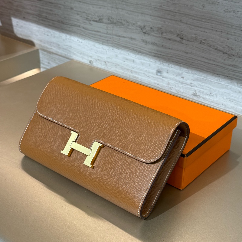 HERMES CONSTANCE TO GO 焦糖色康康手拿迷你斜背包-1