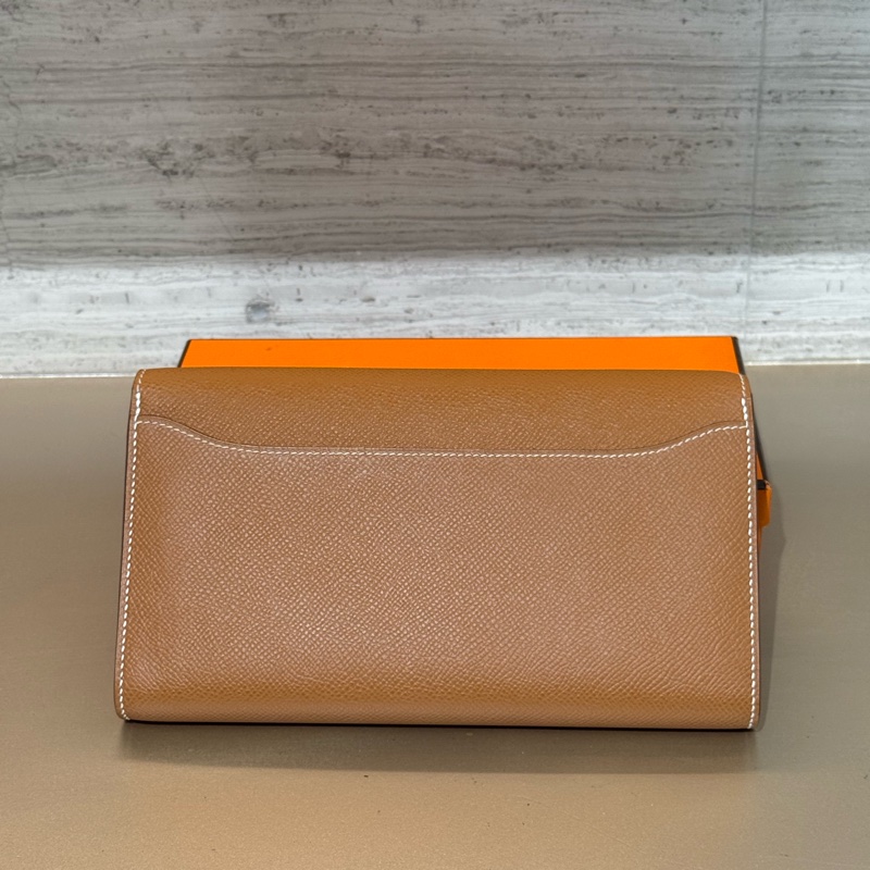 HERMES CONSTANCE TO GO 焦糖色康康手拿迷你斜背包-3