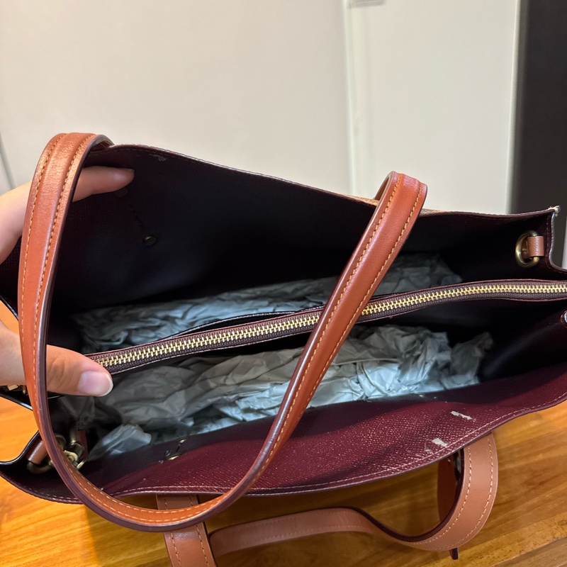 coach 36公分 手提/肩背包-3