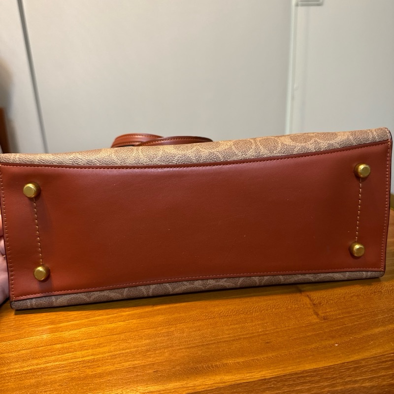 coach 36公分 手提/肩背包-7