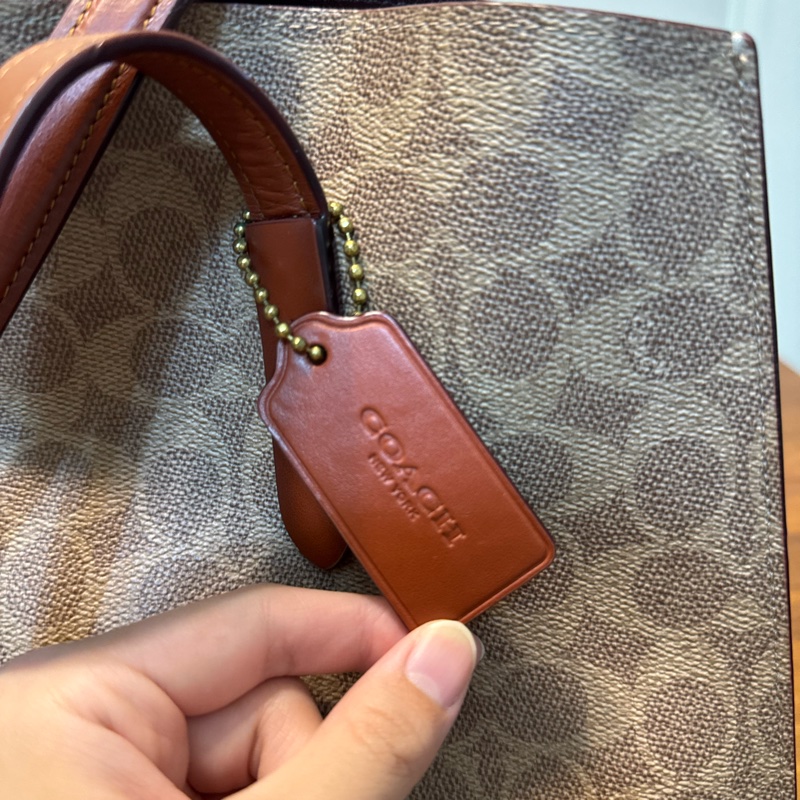 coach 36公分 手提/肩背包-10