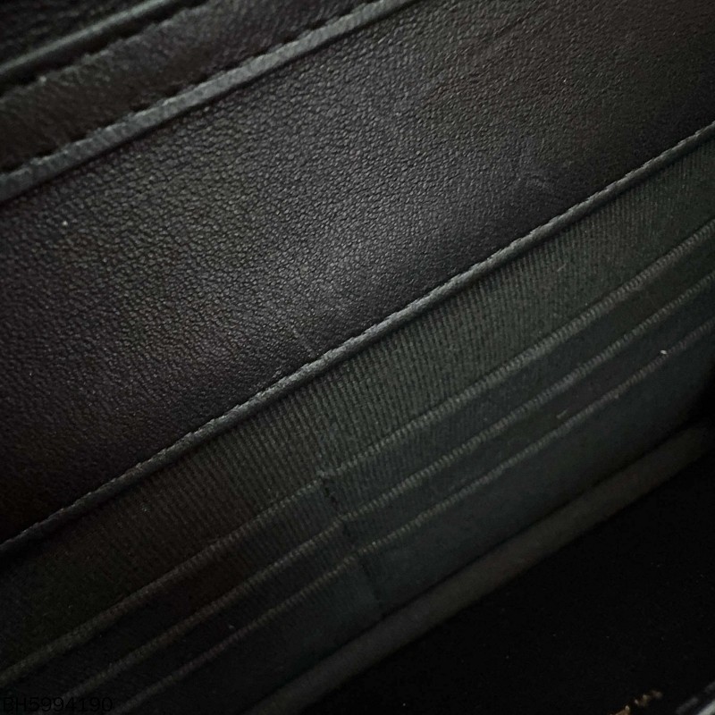 Chanel 香奈兒羊皮純色菱格縫紉 肩背包斜背包晶片款-5