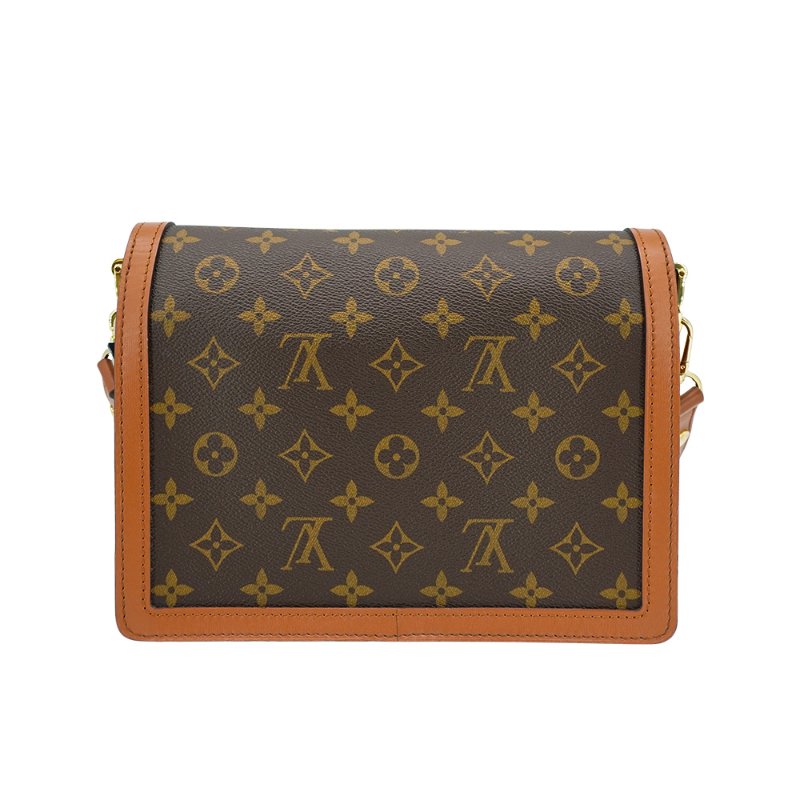 Louis Vuitton 展示品 Dauphine MM 帆布肩背斜背二用包(M45958-咖)-2