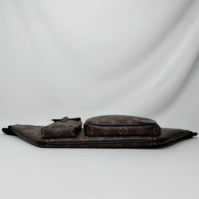 LV Christopher老花腰包胸背包-9