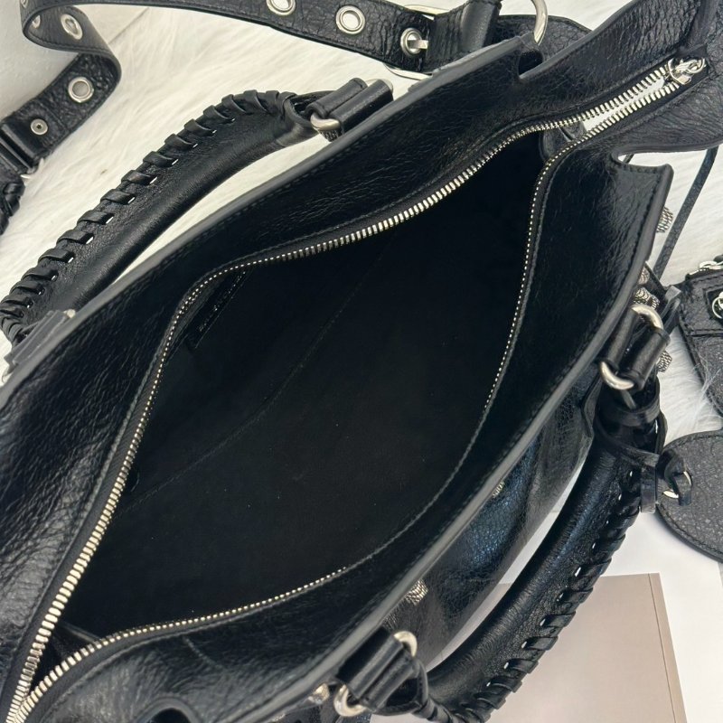 Balenciaga Neo cagole city - 小號黑銀-5