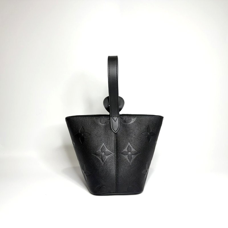 LV黑牛皮ALL IN BB手提側背包M13480-1