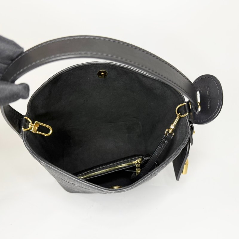 LV黑牛皮ALL IN BB手提側背包M13480-2