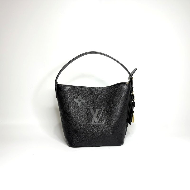 LV黑牛皮ALL IN BB手提側背包M13480-6