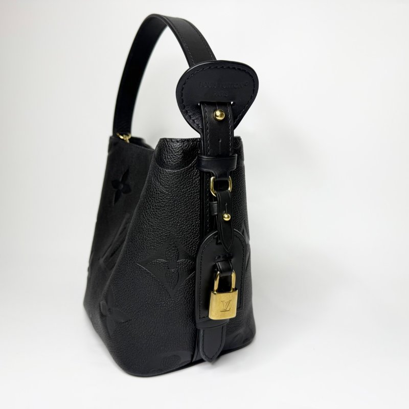 LV黑牛皮ALL IN BB手提側背包M13480-8