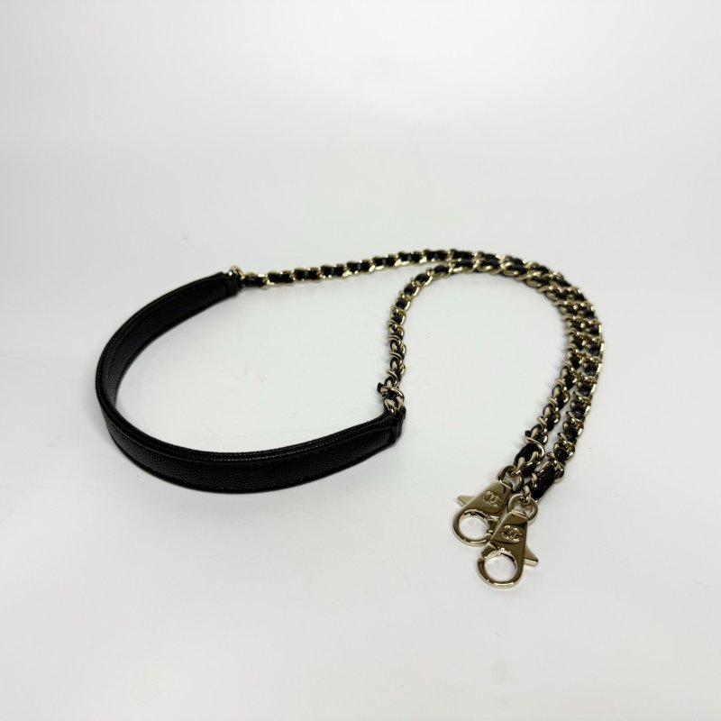 Chanel黑色金釦菱格紋荔枝皮小號CoCo Handle/A92990-14