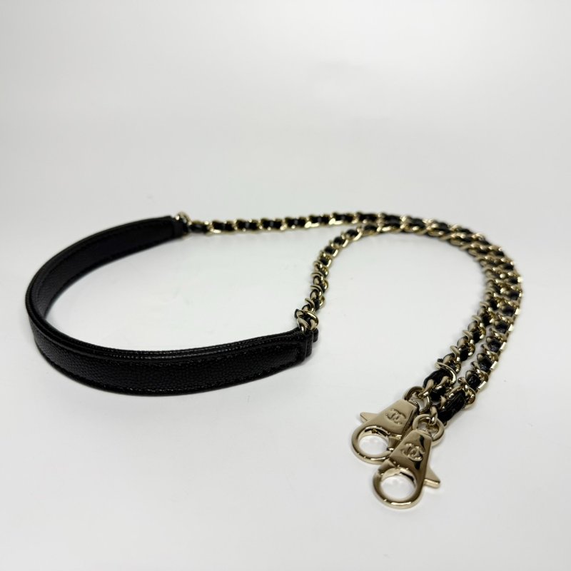 Chanel黑色金釦菱格紋荔枝皮小號CoCo Handle/A92990-15