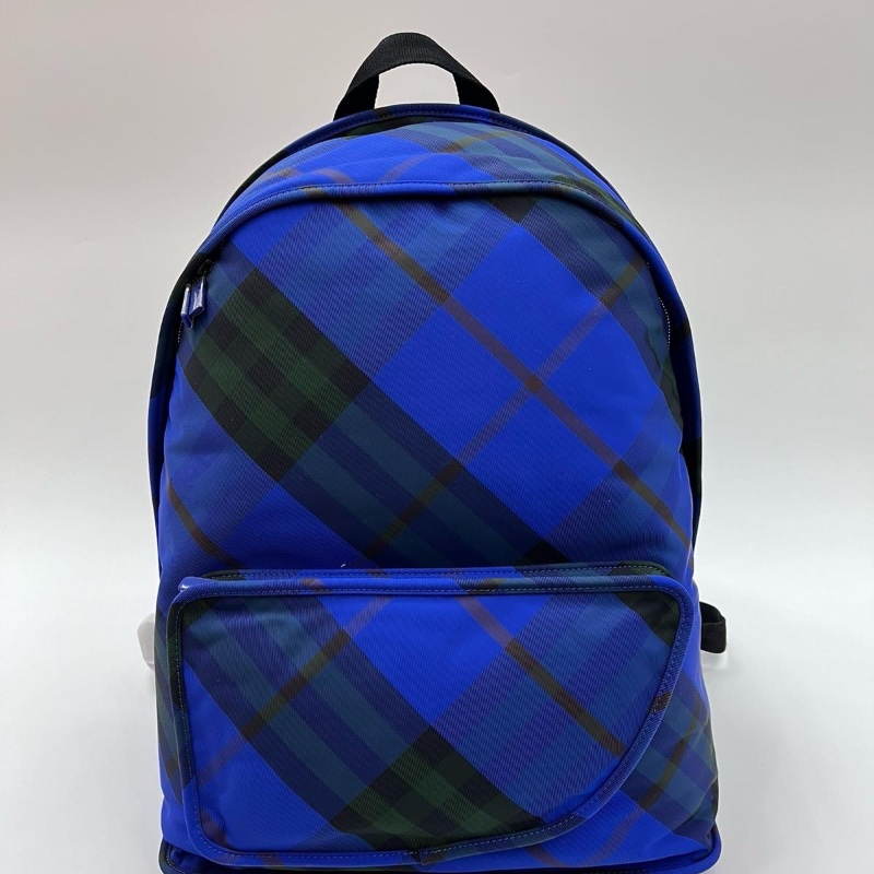 Burberry blue backpack-0