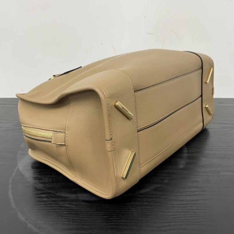 LOEWE Amazona咖色手提肩背斜背包 36*20*14 98新配件塵袋-3