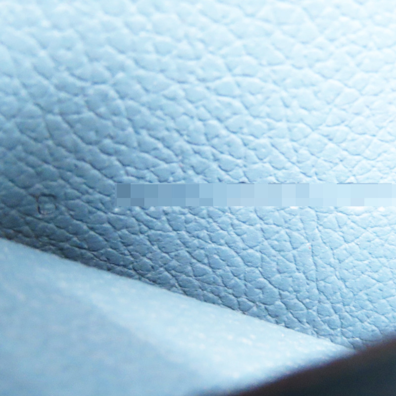 新牛仔藍 Evercolor牛皮 Roulis Slim 短夾 零錢包 B刻 金扣 H082053CPD2-8