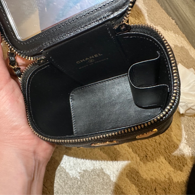 chanel 經典雙c logo 化妝包 撲克牌系列-11