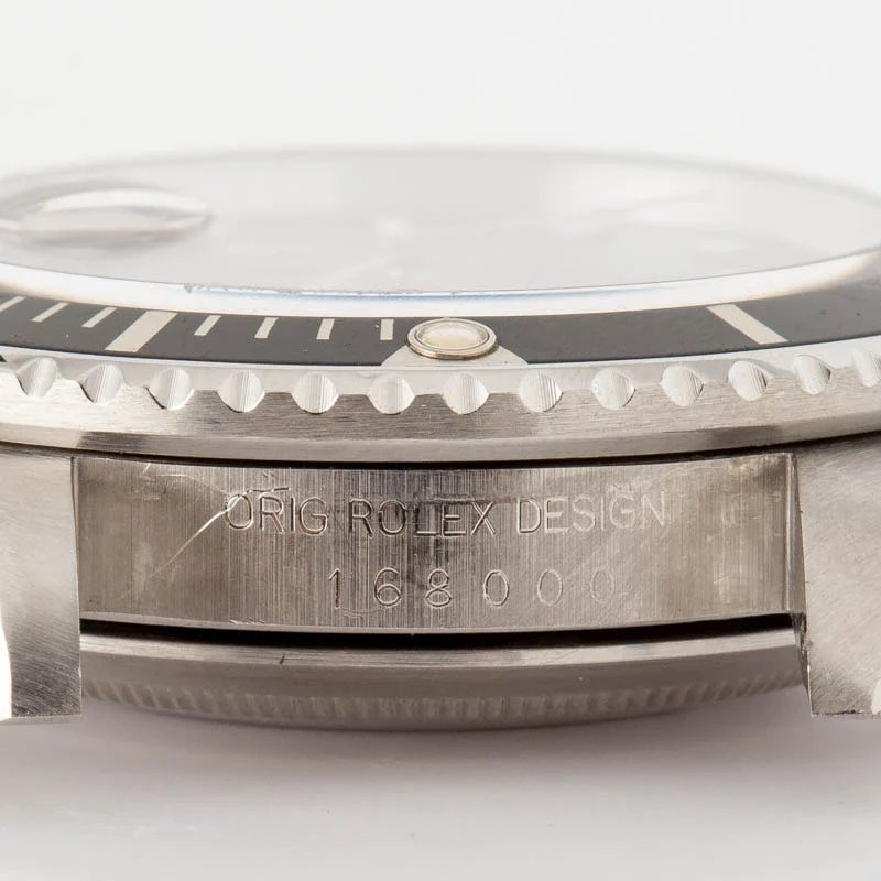 二手 8成新 Vintage Rolex Submariner 168000 Stainless Steel Oyster Bracelet 40MM (Circa 1988)-2