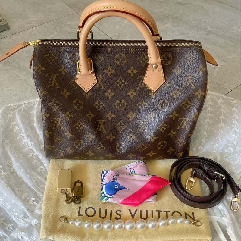 LV 老花Speedy 30(超極新)-0