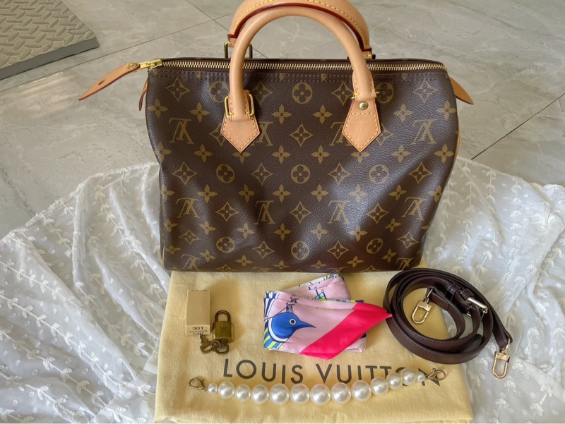 LV 老花Speedy 30(超極新)-3