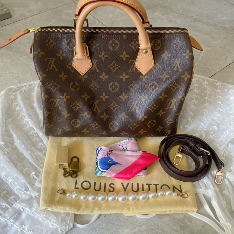 LV 老花Speedy 30(超極新)-4
