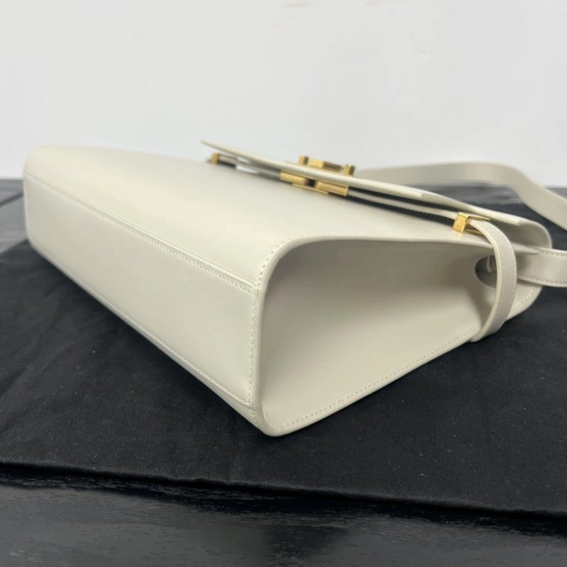 YSL Manhattan白金曼哈頓肩背斜背包 29*20*7.5 98新配件塵袋購證-2