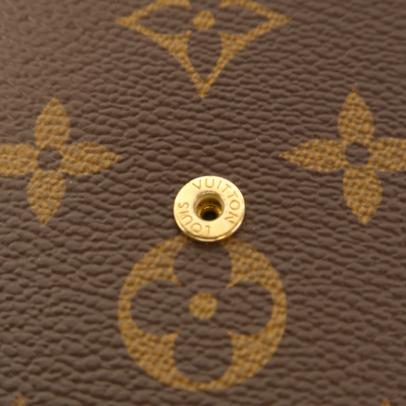 LOUIS VUITTON Monogram Felicie Pochette金扣鏈帶肩背袋-7