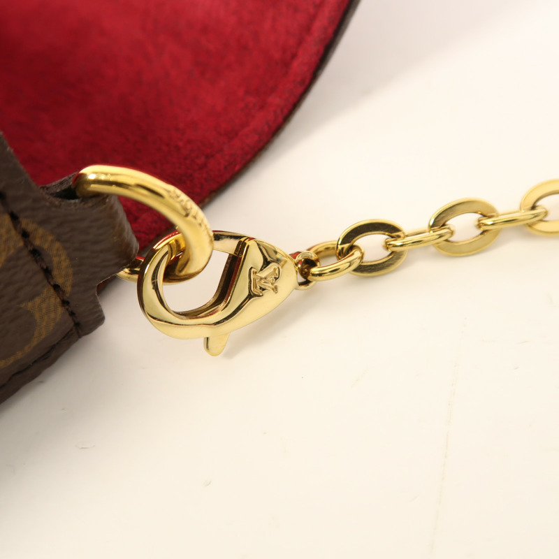 LOUIS VUITTON Monogram Felicie Pochette金扣鏈帶肩背袋-8