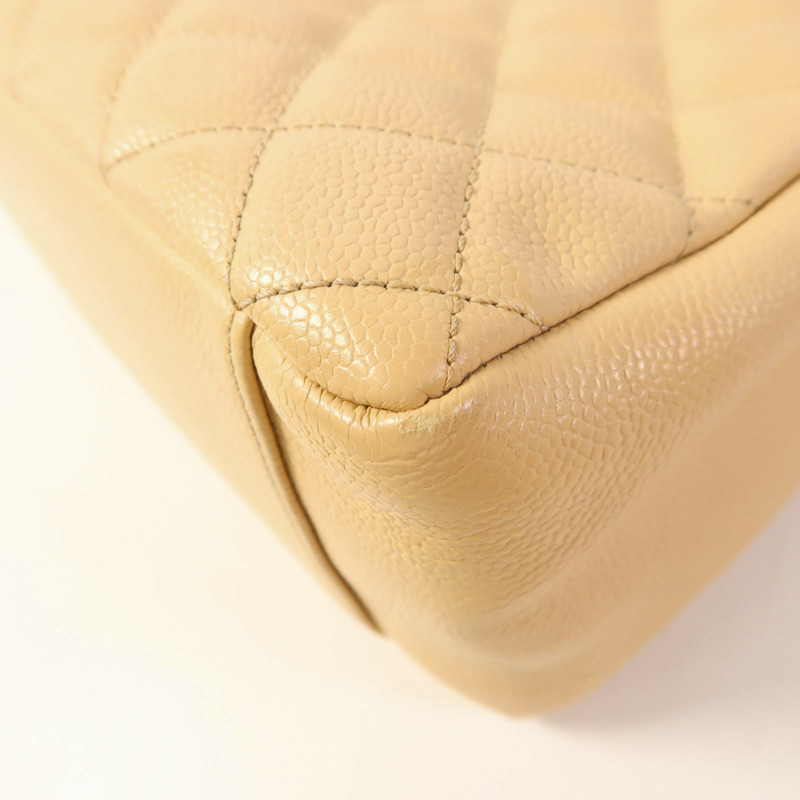 CHANEL 牛皮皮革GST Grand Shopping Tote Bag金扣肩背袋/手挽袋-11