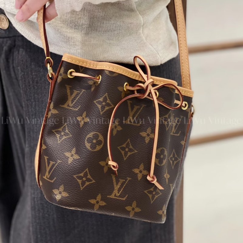 🏷LV.Nano Noe 老花束口水桶包 M41346 絕版款-19