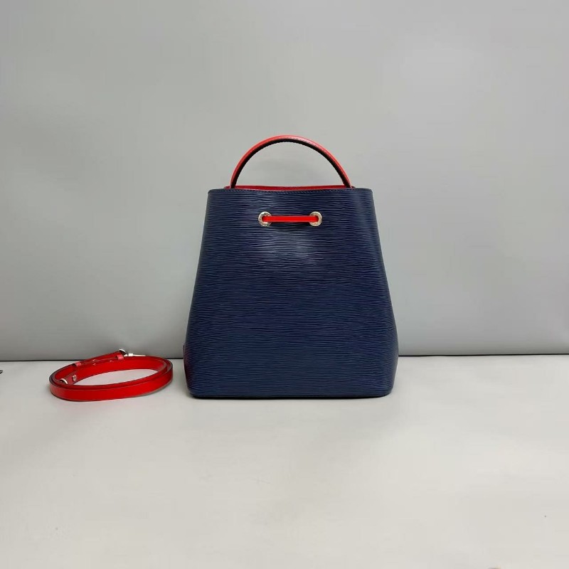 LV路易威登NeoNoe深藍色Epi水波紋水桶包肩背包-1