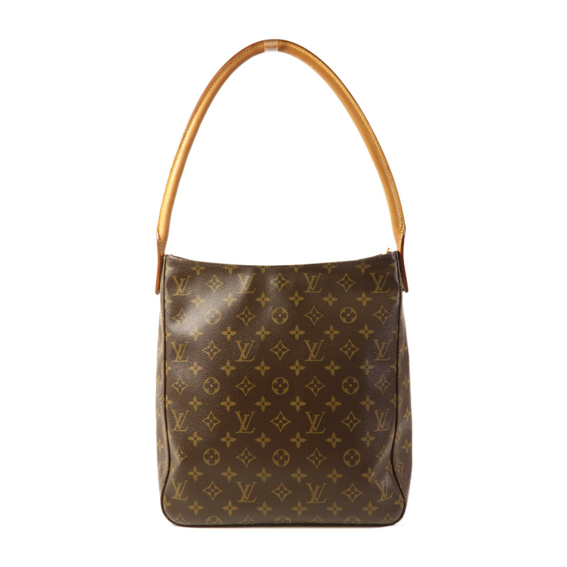 LOUIS VUITTON Monogram Looping GM金扣肩背袋-1